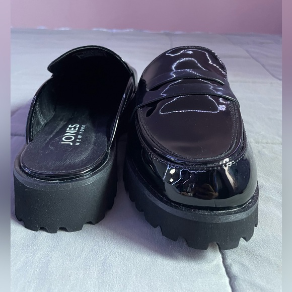 NWT JONES NEW YORK Prizely Mule Flat Loafers Size 8 (W) Black - Picture 5 of 11